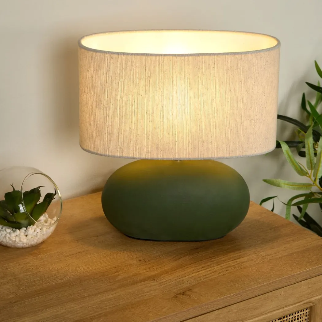 Eveline Green Ceramic Table Lamp