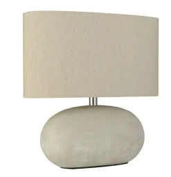 Eveline Grey Ceramic Table Lamp