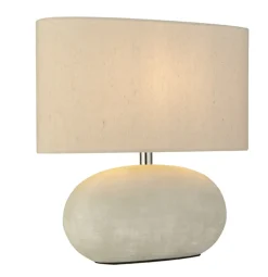 Eveline Grey Ceramic Table Lamp
