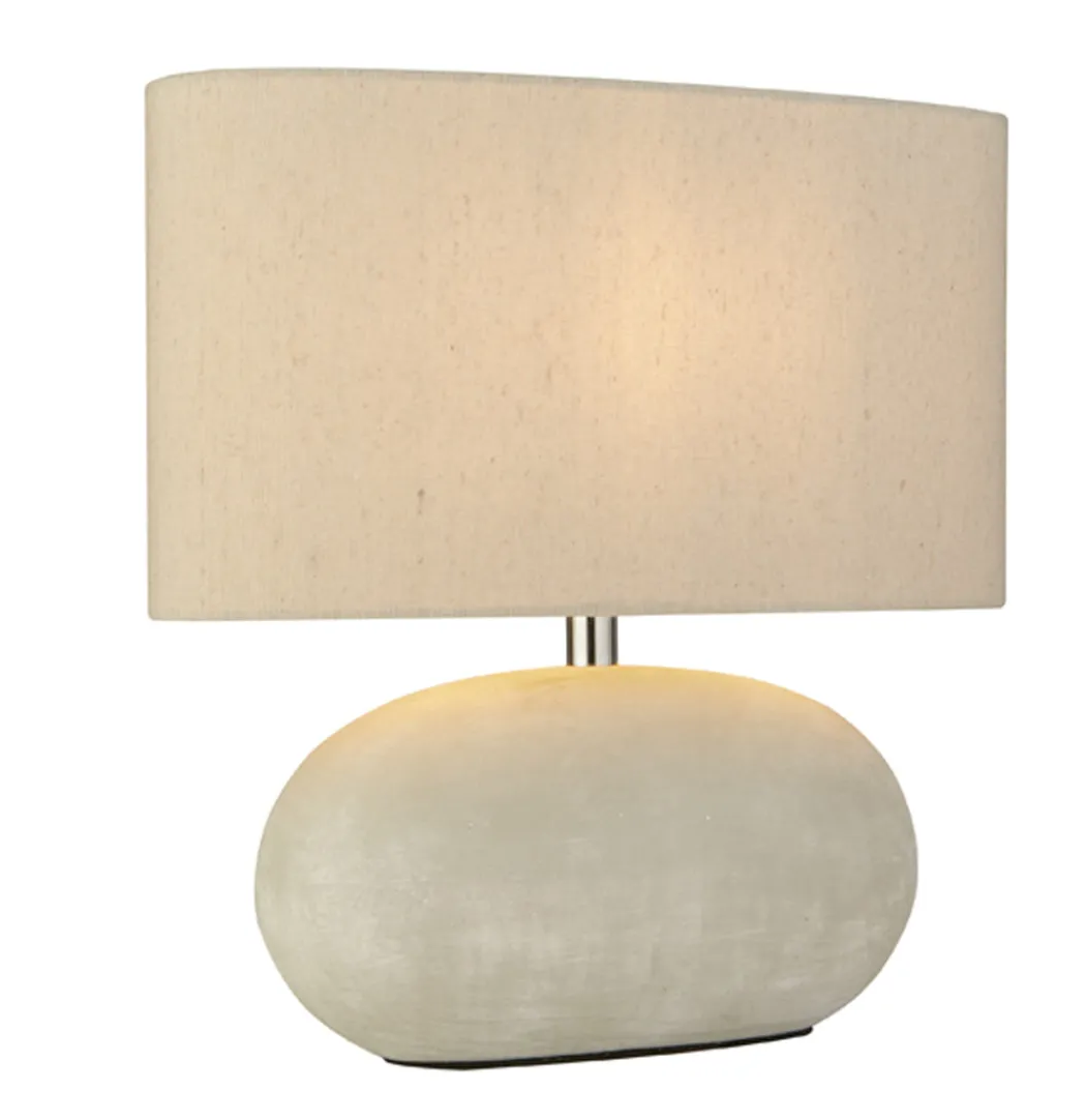 Eveline Grey Ceramic Table Lamp