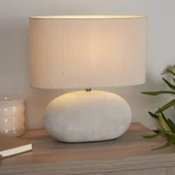 Eveline Grey Ceramic Table Lamp
