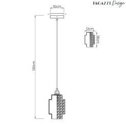 Evelle Chrome Single Pendant