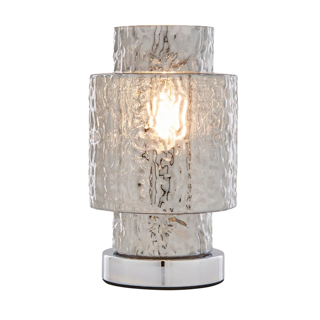 Evelle Chrome Touch Table Lamp