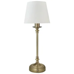Fable Antique Brass LED Rechargeable Touch Table Lamp