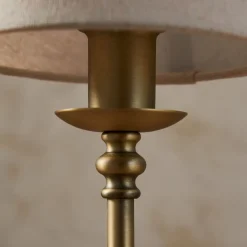 Fable Antique Brass LED Rechargeable Touch Table Lamp