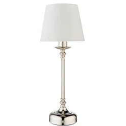Fable Polished Chrome LED Rechargeable Touch Table Lamp