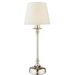 Fable Polished Chrome LED Rechargeable Touch Table Lamp