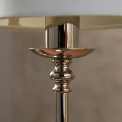 Fable Polished Chrome LED Rechargeable Touch Table Lamp