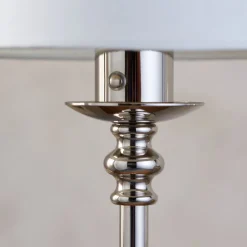 Fable Polished Chrome Rechargeable Touch Floor Lamp