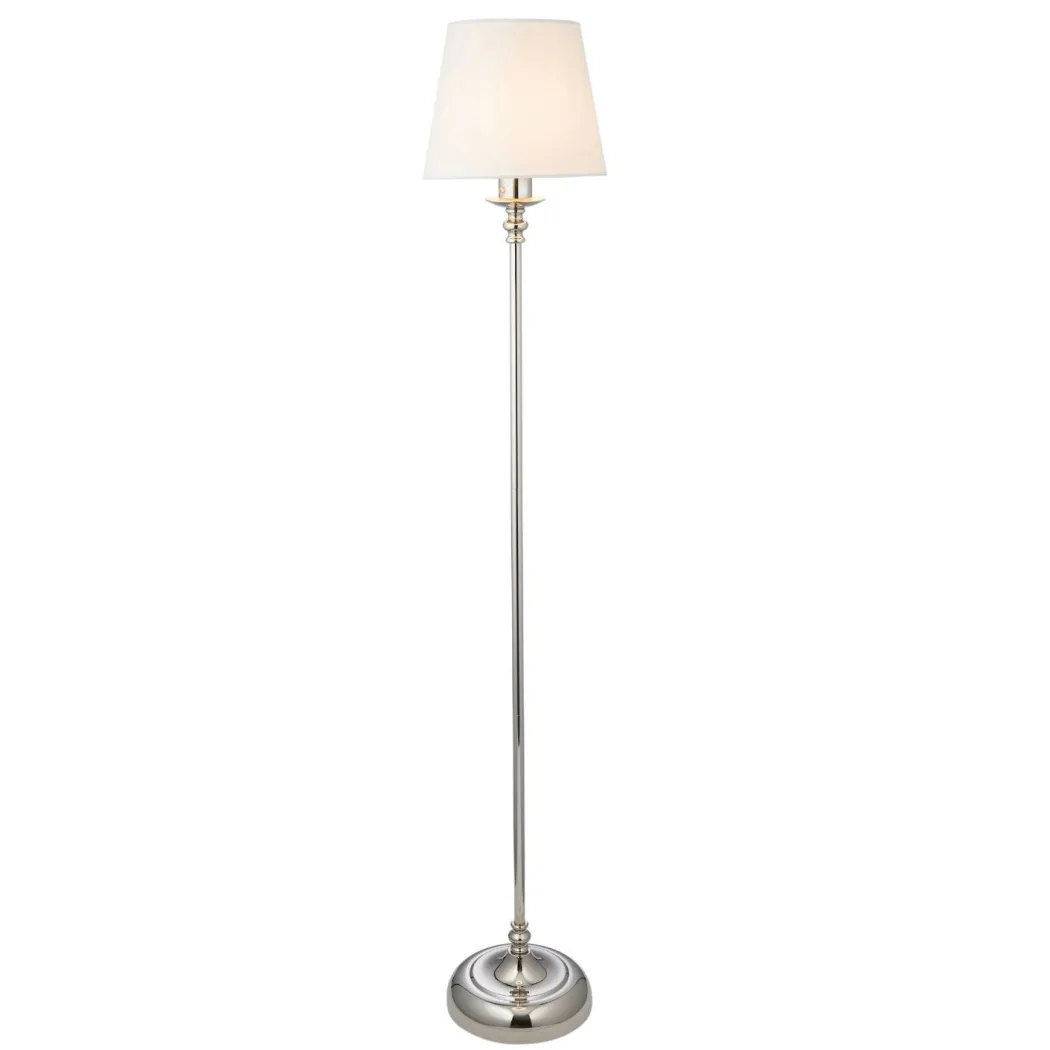 Fable Polished Chrome Rechargeable Touch Floor Lamp