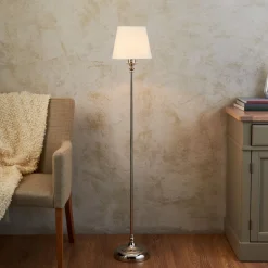 Fable Polished Chrome Rechargeable Touch Floor Lamp