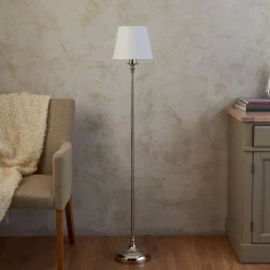 Fable Polished Chrome Rechargeable Touch Floor Lamp