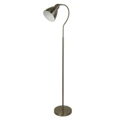 Fairfax Satin Silver Task Floor Lamp