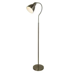 Fairfax Satin Silver Task Floor Lamp