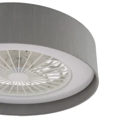 Fan Grey LED Flush