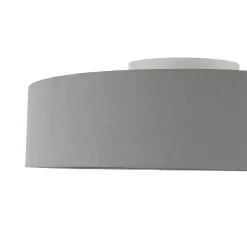 Fan Grey LED Flush