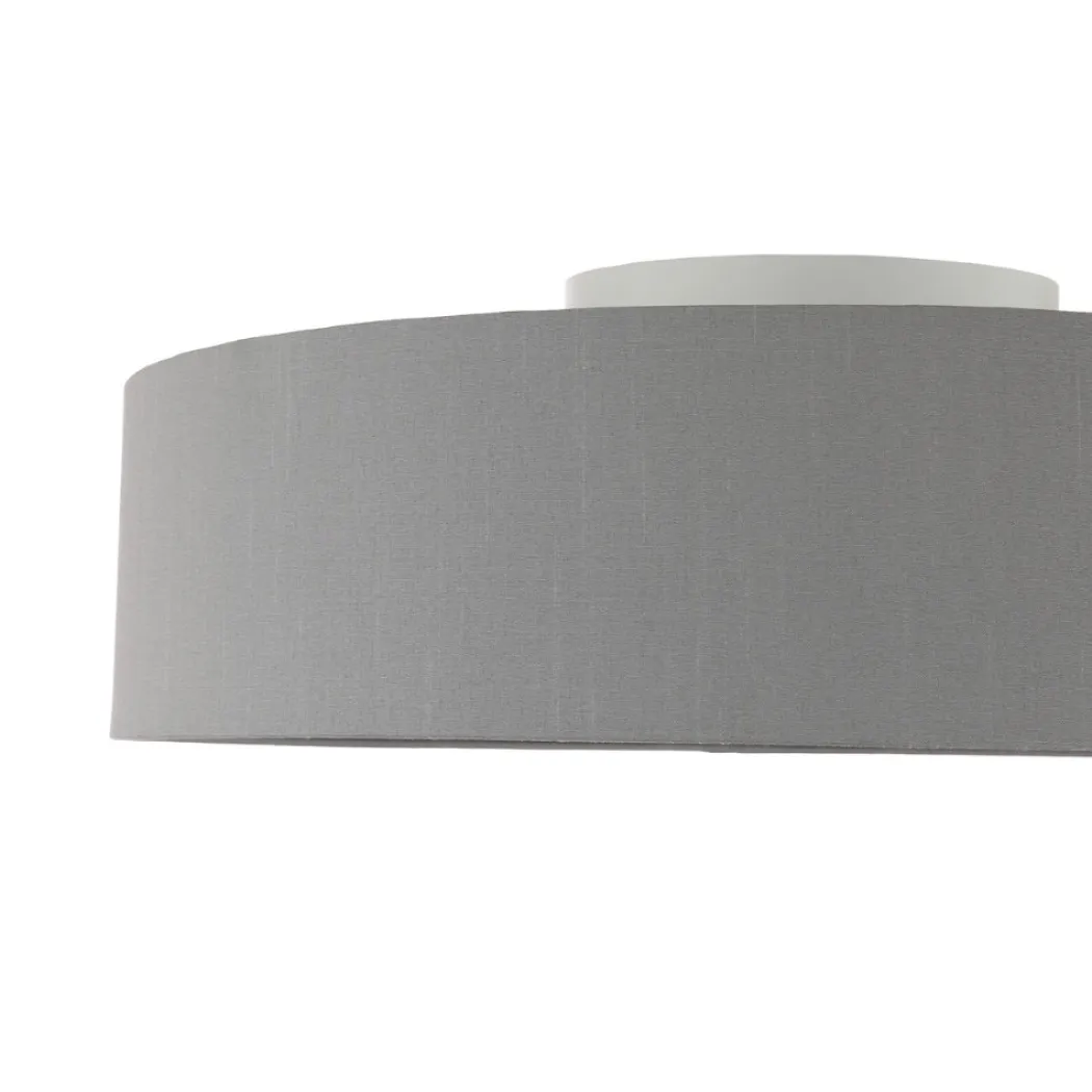 Fan Grey LED Flush