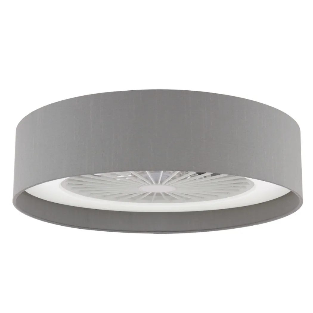 Fan Grey LED Flush
