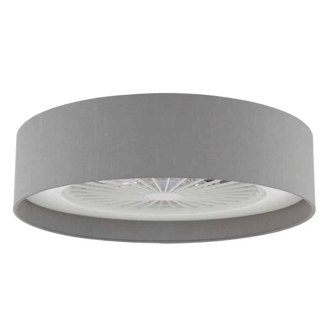 Fan Grey LED Flush