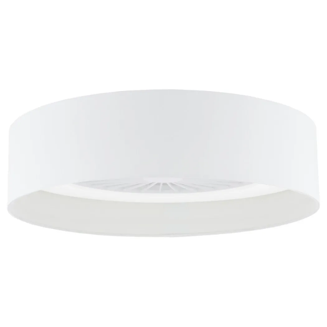 Fan White LED Flush