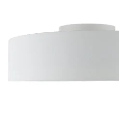 Fan White LED Flush