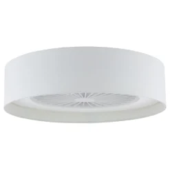 Fan White LED Flush