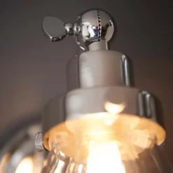Faraday Polished Chrome IP44 Wall Light
