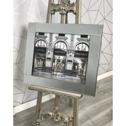 Fashion Store 2 Liquid Art with Mirrored Frame 66x56cm
