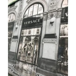 Fashion Store 2 Liquid Art with Mirrored Frame 66x56cm