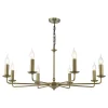 Favian 8-Light Matte Bronze Chandelier