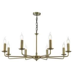 Favian 8-Light Matte Bronze Chandelier