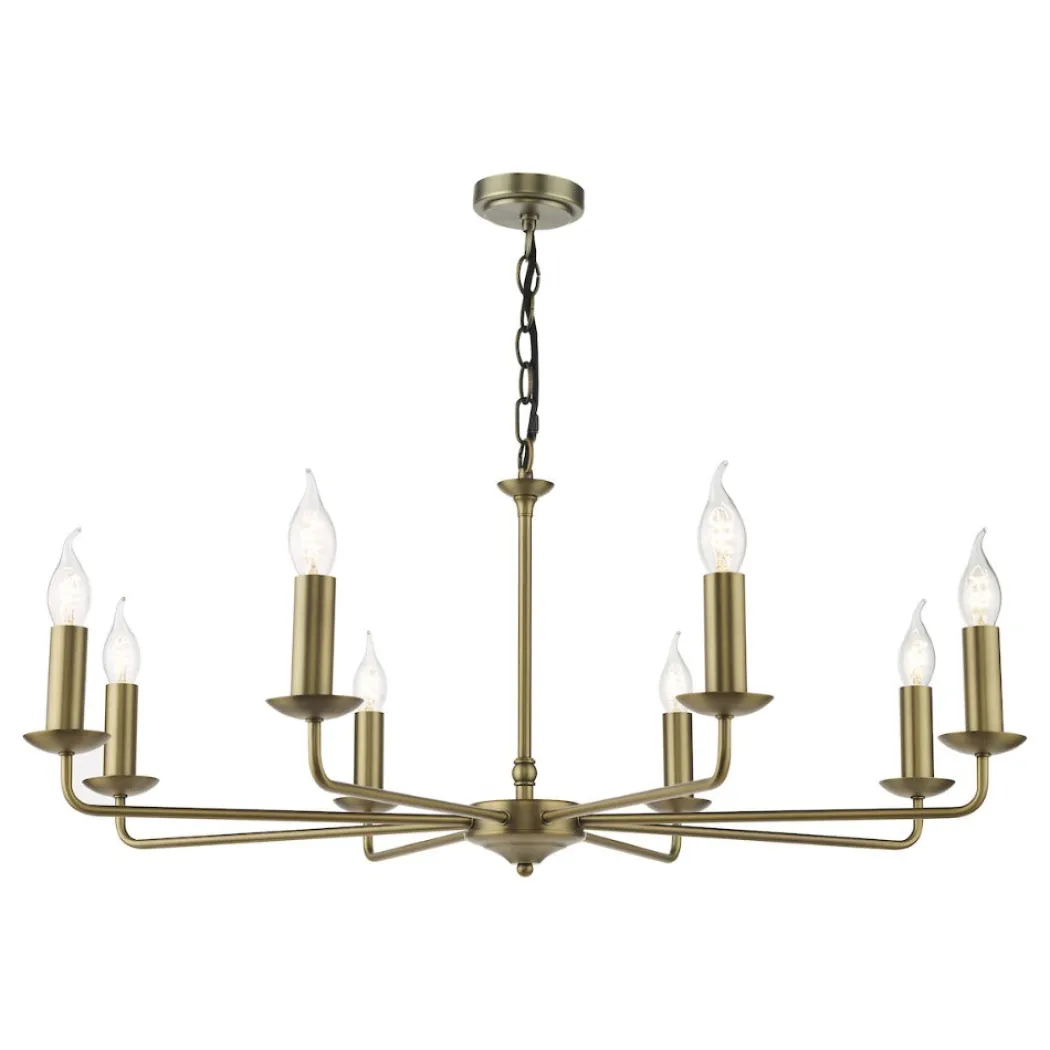 Favian 8-Light Matte Bronze Chandelier