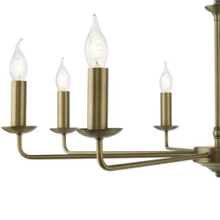 Favian 8-Light Matte Bronze Chandelier