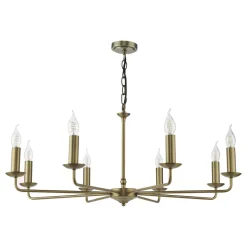 Favian 8-Light Matte Bronze Chandelier