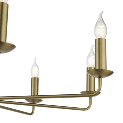 Favian 8-Light Matte Bronze Chandelier