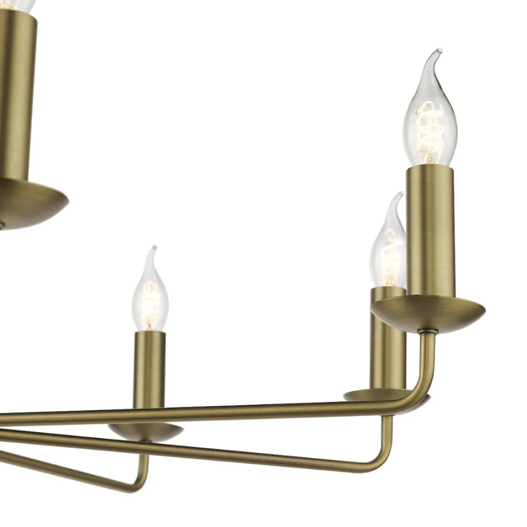 Favian 8-Light Matte Bronze Chandelier