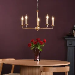 Favian 8-Light Matte Bronze Chandelier