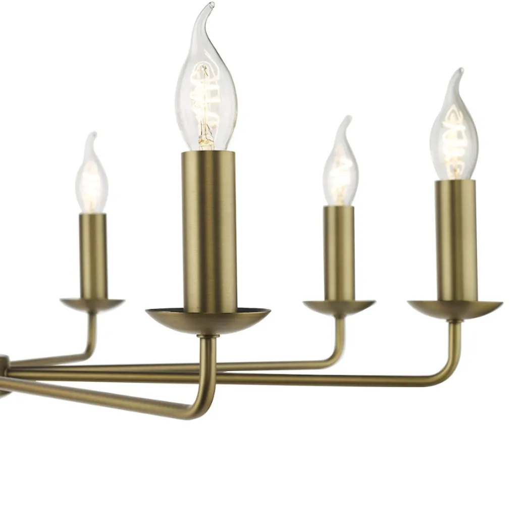 Favian 8-Light Matte Bronze Chandelier