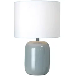 Fenda Grey Ceramic Table Lamp