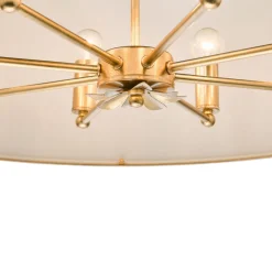 Fenella 8 Light Gold Ceiling Light