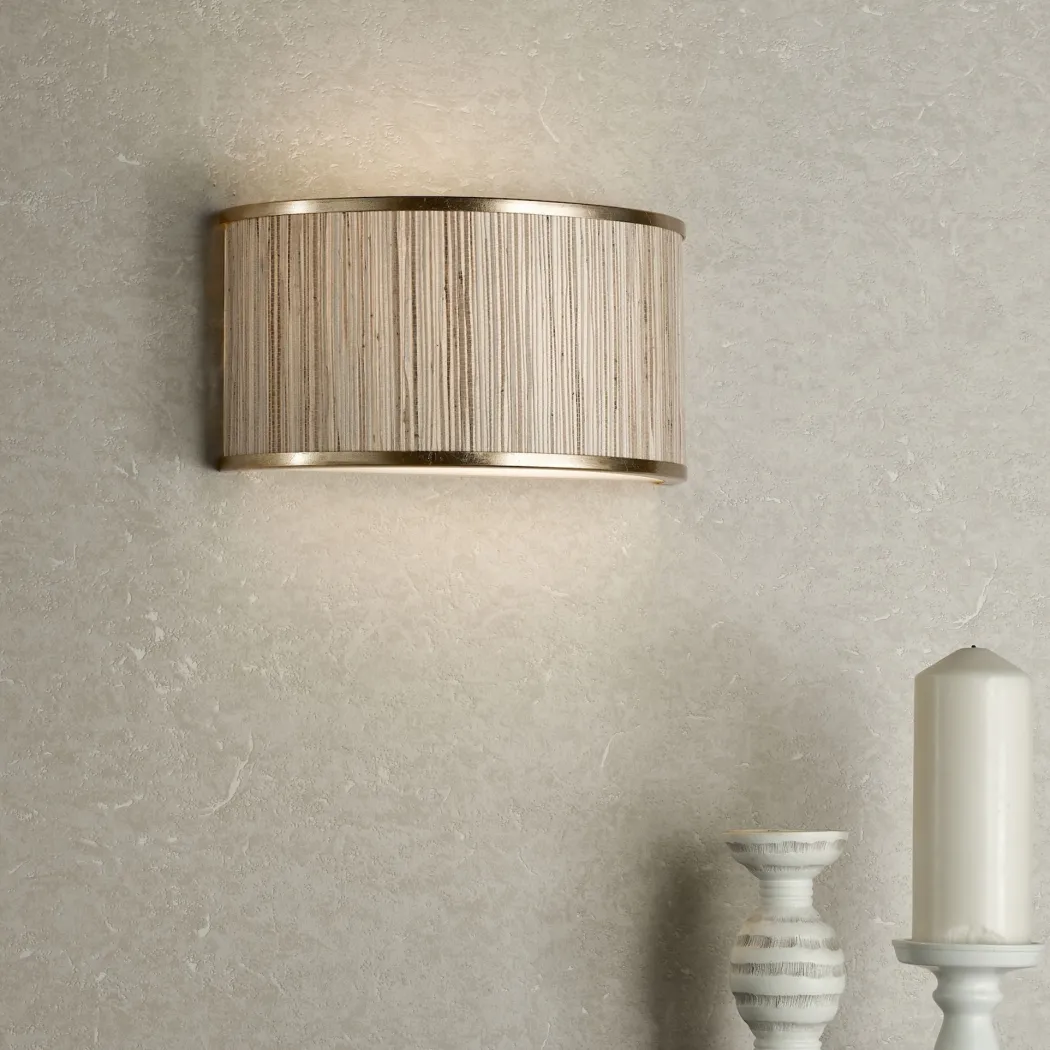 Fenella 2 Light Gold Wall Light