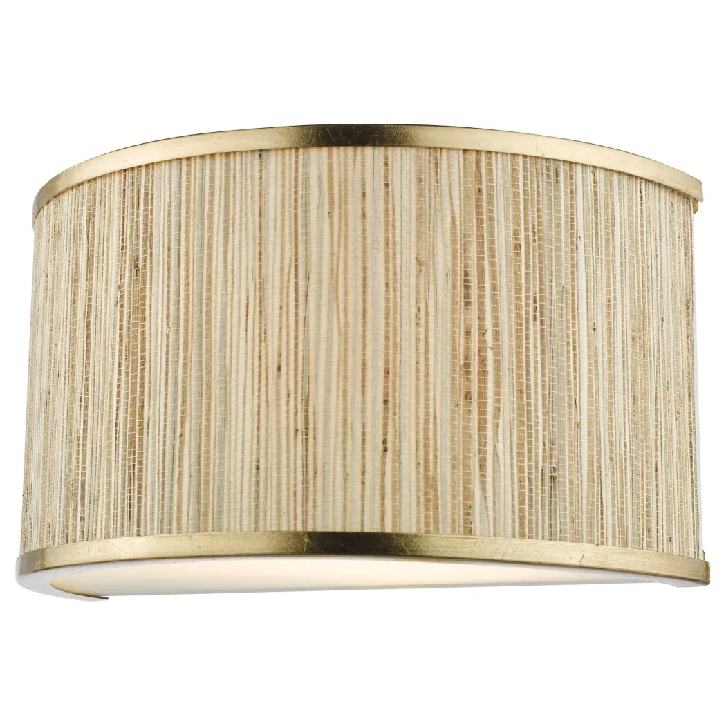 Fenella 2 Light Gold Wall Light