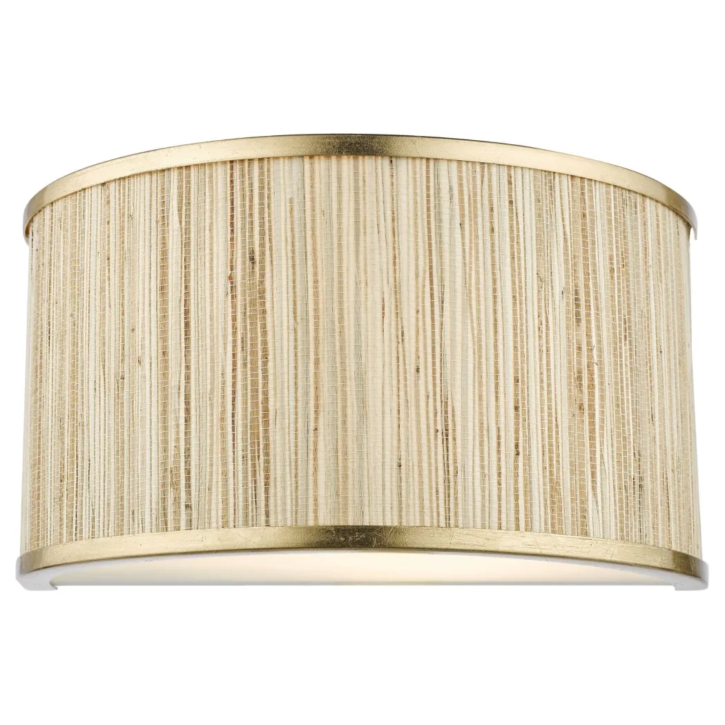 Fenella 2 Light Gold Wall Light