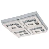 Fradelo Polished Chrome LED Flush Ceiling Light Large
