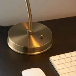 Franklin Antique Brass Desk Table Lamp