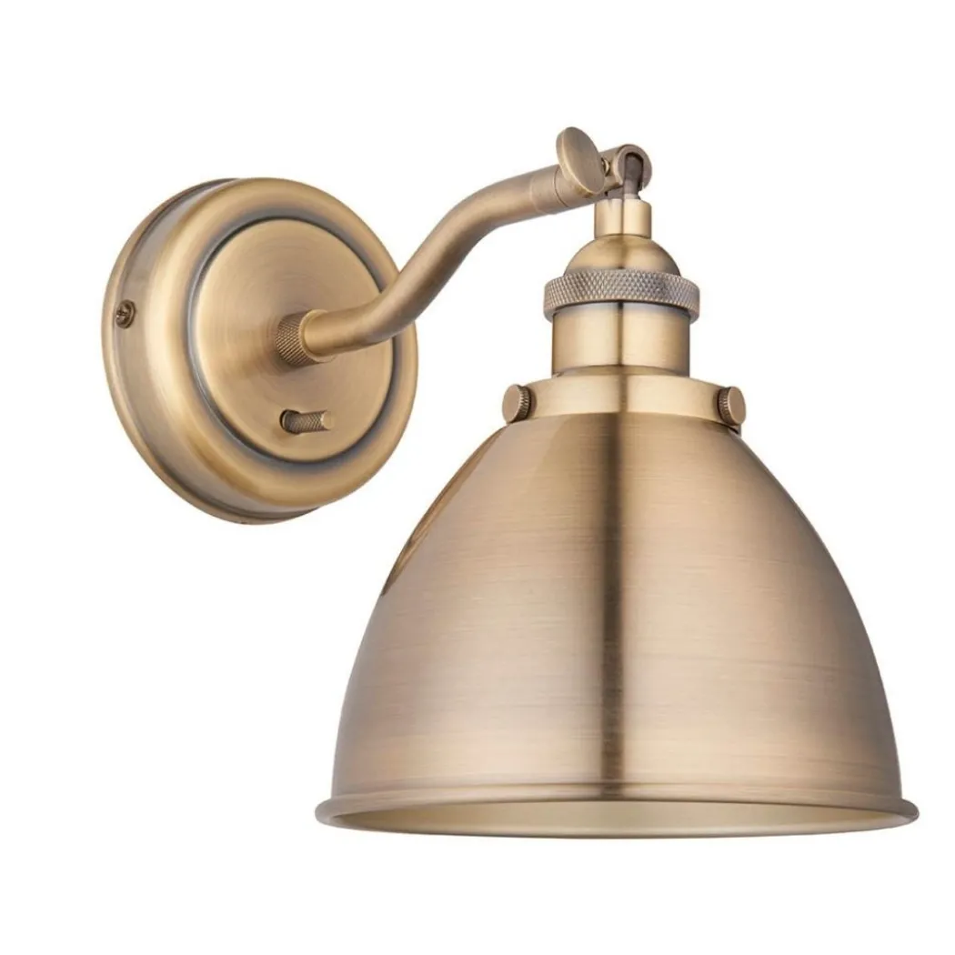 Franklin Antique Brass Wall Light