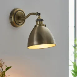 Franklin Antique Brass Wall Light