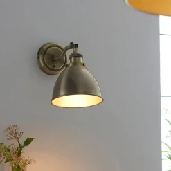 Franklin Antique Brass Wall Light