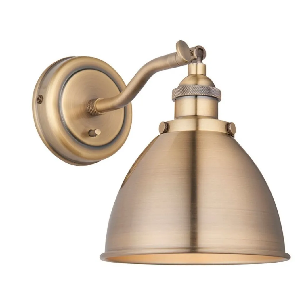 Franklin Antique Brass Wall Light