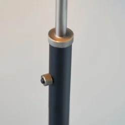 Franklin Black and Pewter Task Floor Lamp